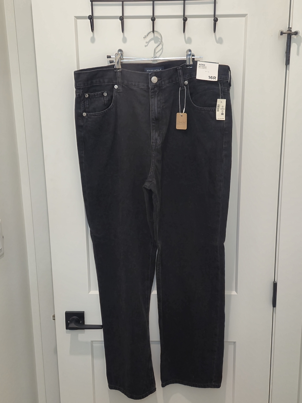 Aeropostale Women's Black 90s BAGGY Jeans
